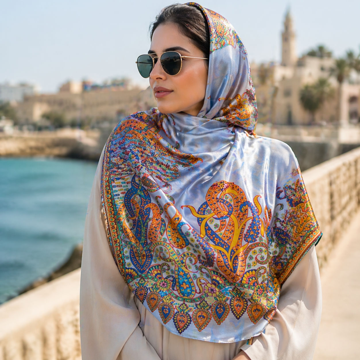 Beautiful Grey Kani Pashmina Shawl